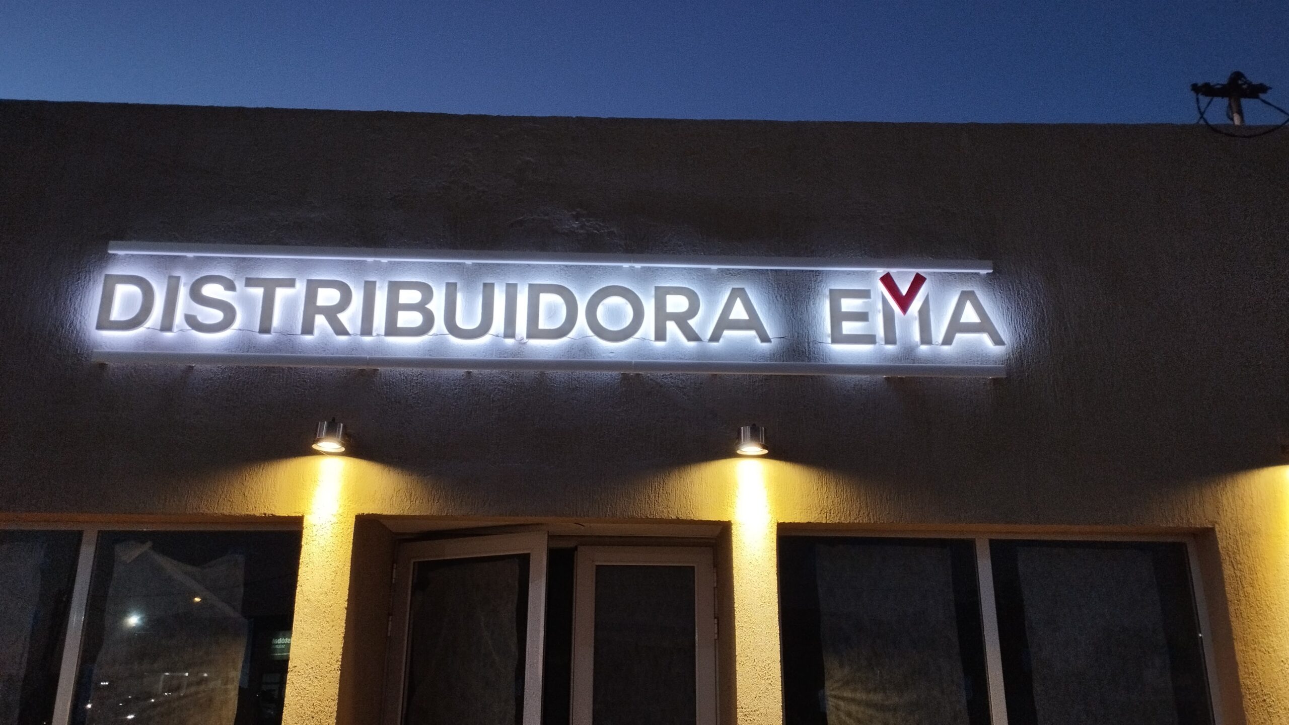 Letras corporeas con iluminacón Led